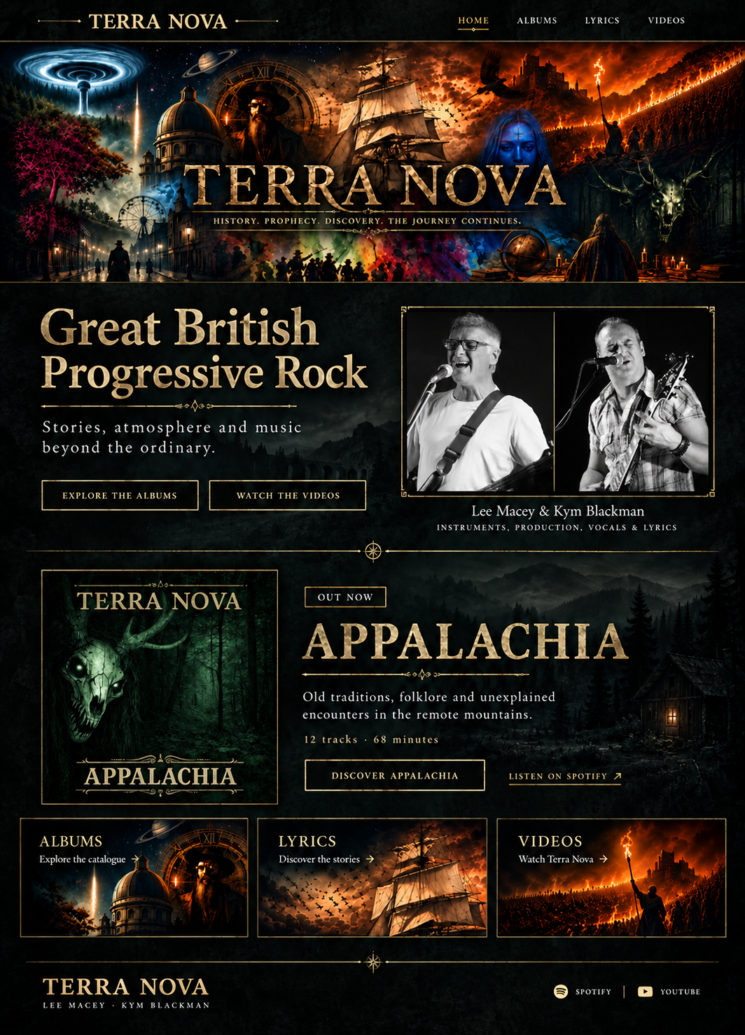 Terre Nova Website Relaunch